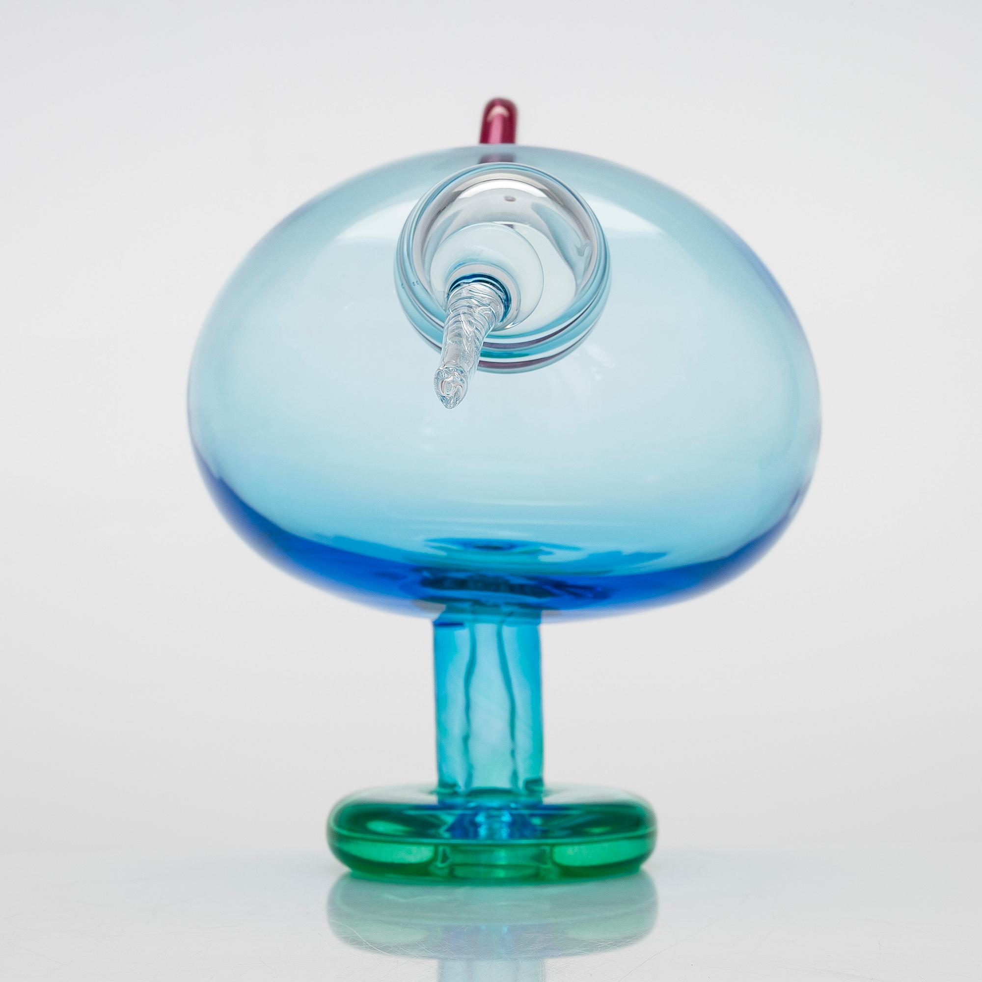 Oiva Toikka, lasilintu, signeerattu O. Toikka IITTALA SCOPE 20 V 2020 340/2020.