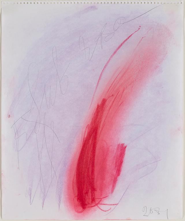 EDDIE FIGGE, pastell, signerad och daterad 2001.