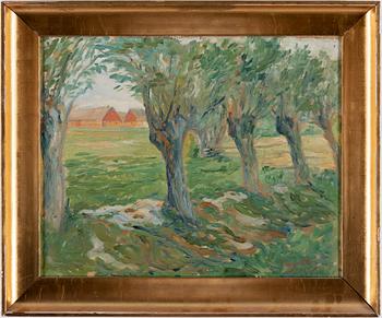 FOLKE WILHELMSSON BERG, oil on canvas, signed F. W:son Berg and dated 1925.