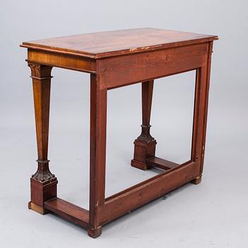 SPEGEL och KONSOLBORD, biedermeier, 1800-talets mitt.