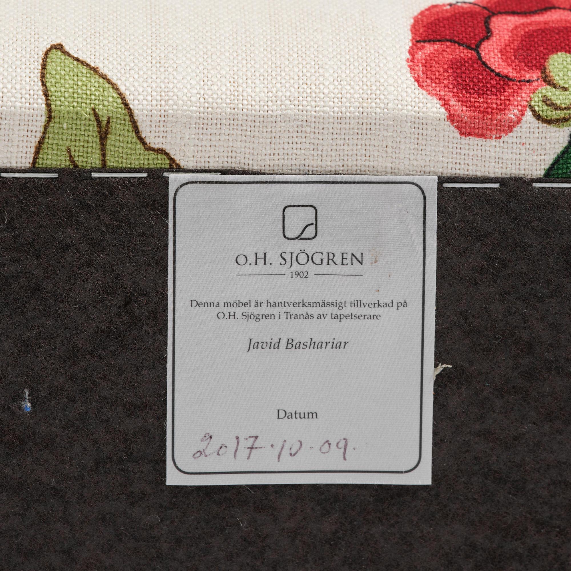 Josef Frank, a pair of armchairs model 336, Firma Svenskt Tenn, 2017.