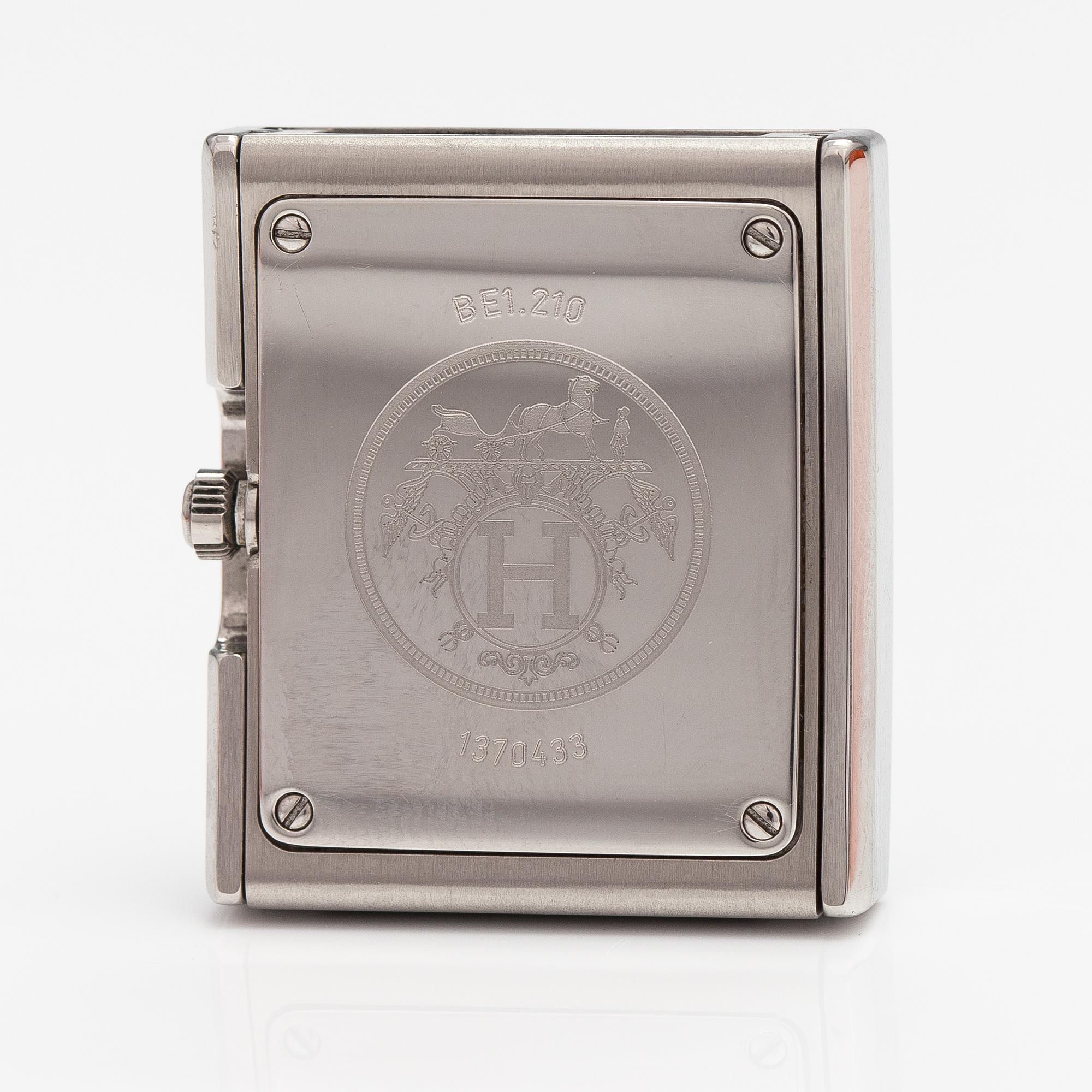 HERMÈS, Belt, wristwatch, 26 x 30 mm.