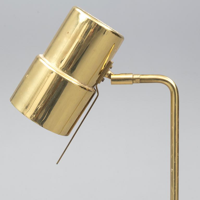 A brass floor lamp by Hans-Agne Jakobsson.