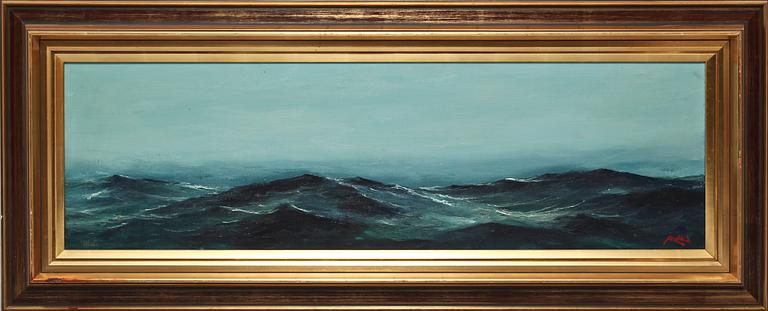 AXEL LIND, olja på duk, sign.