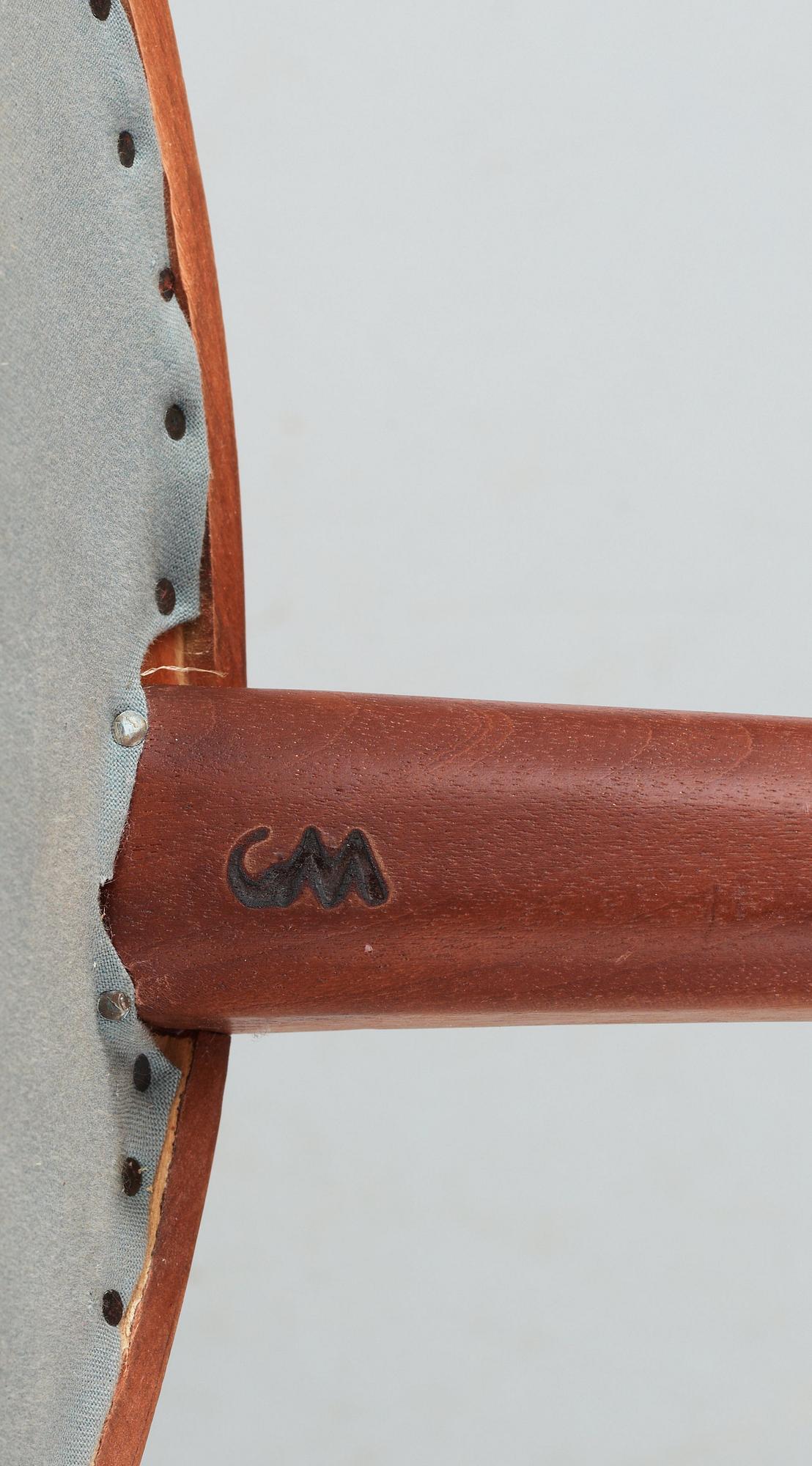 A Carl Malmsten mahogany easy chair 'Jonas Love', Sweden.