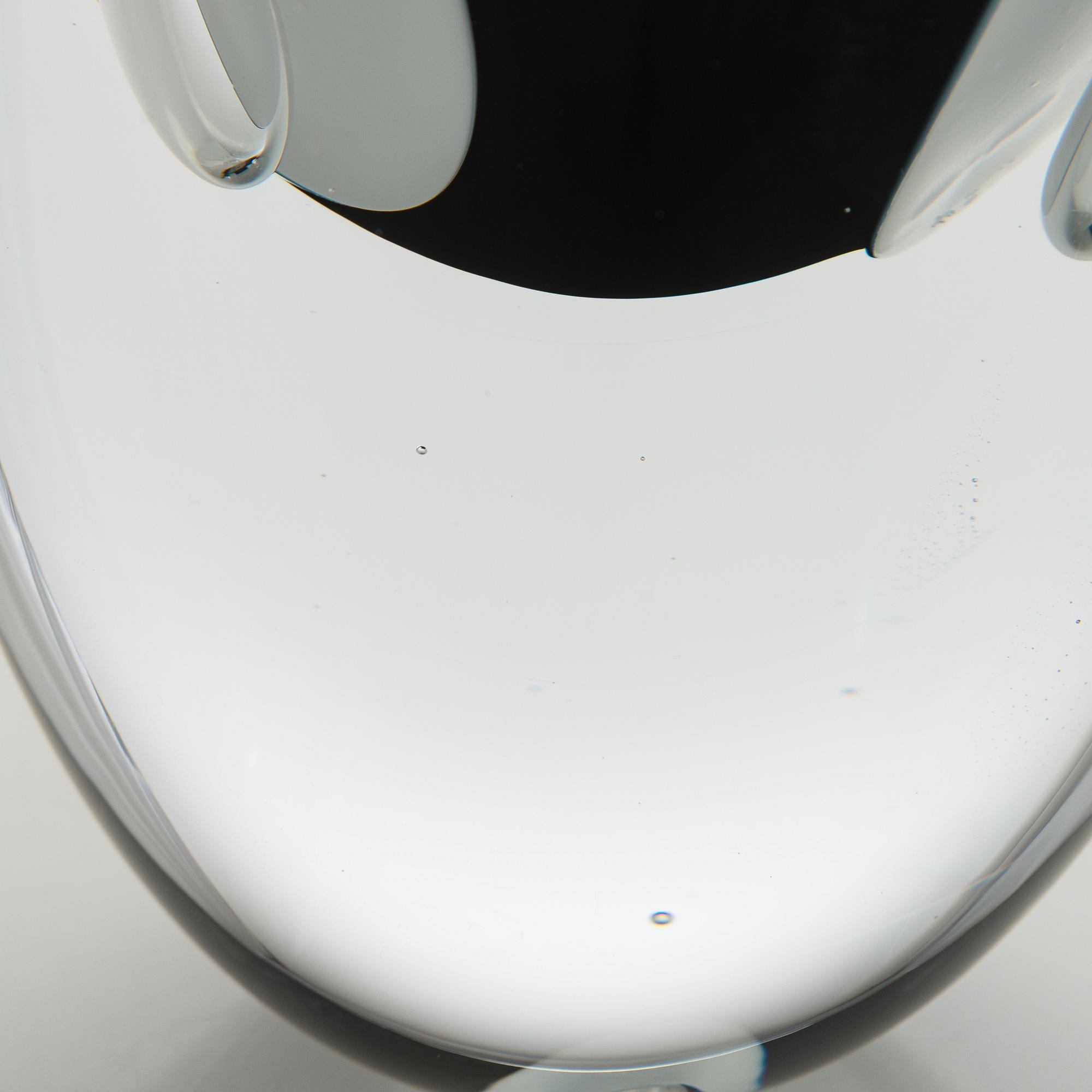 Timo Sarpaneva, glasskulptur, "Claritas", signerad Timo Sarpaneva 12/1985.