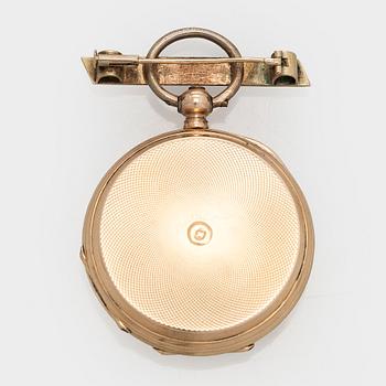 Pocket watch/pendant watch, hunter, 33.5 mm.