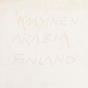 Taisto Kaasinen, relief, stengods, signerad Kaasinen Arabia Finland.