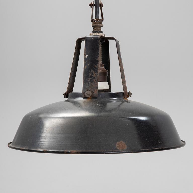 Taklampa, industridesign, 1900-tal.