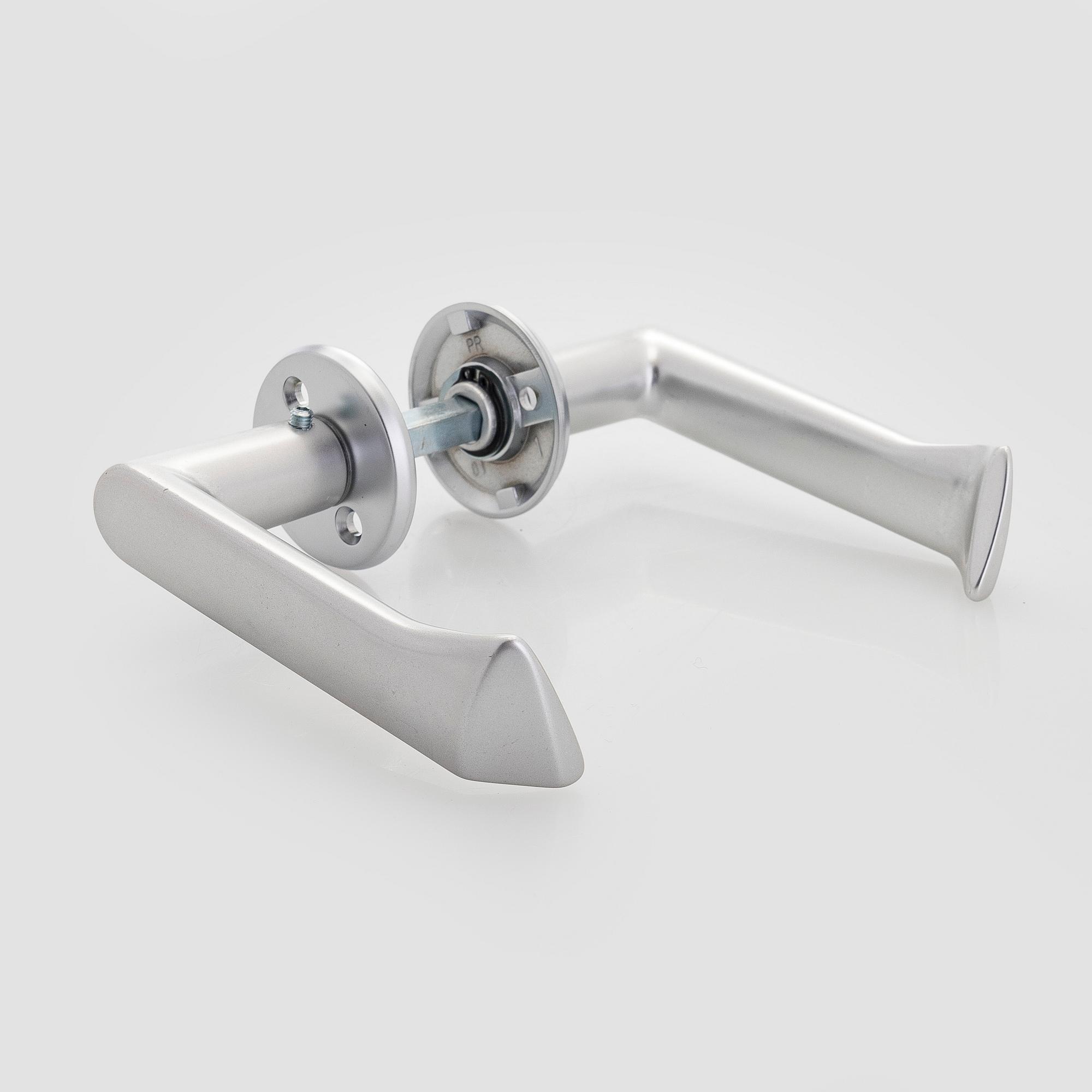 Alvar Aalto, Six pairs of late 20th century doorhandles, manufacturer Primo.