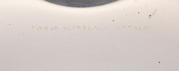 A glass bowl signed Tapio Wirkkala Iittala.