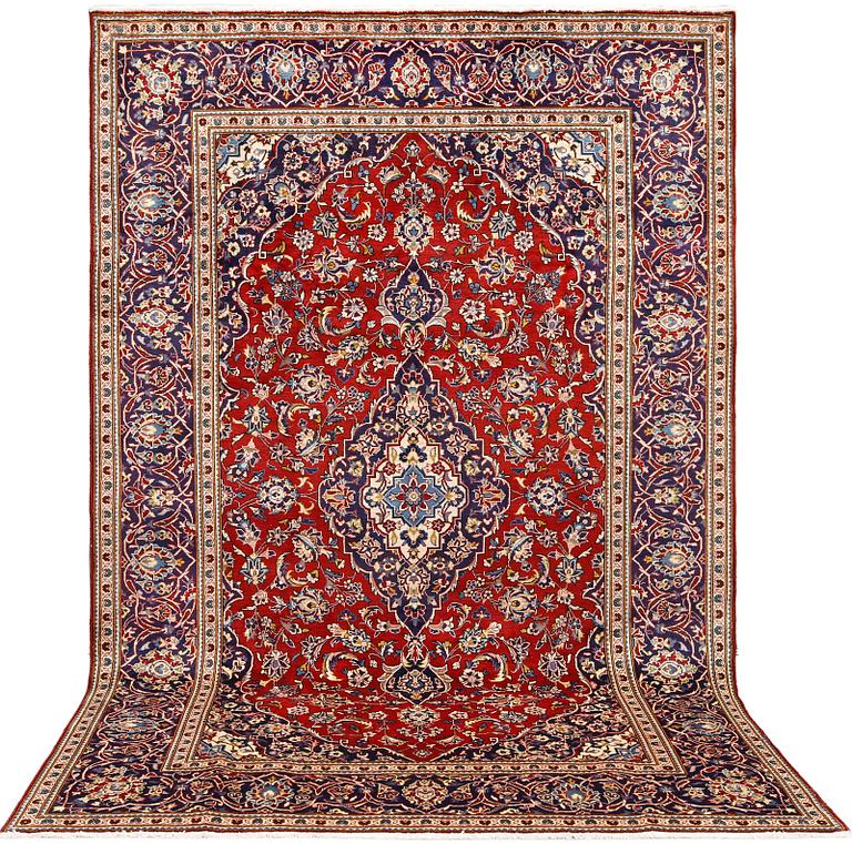 Carpet, Keshan, 290 x 194 cm.