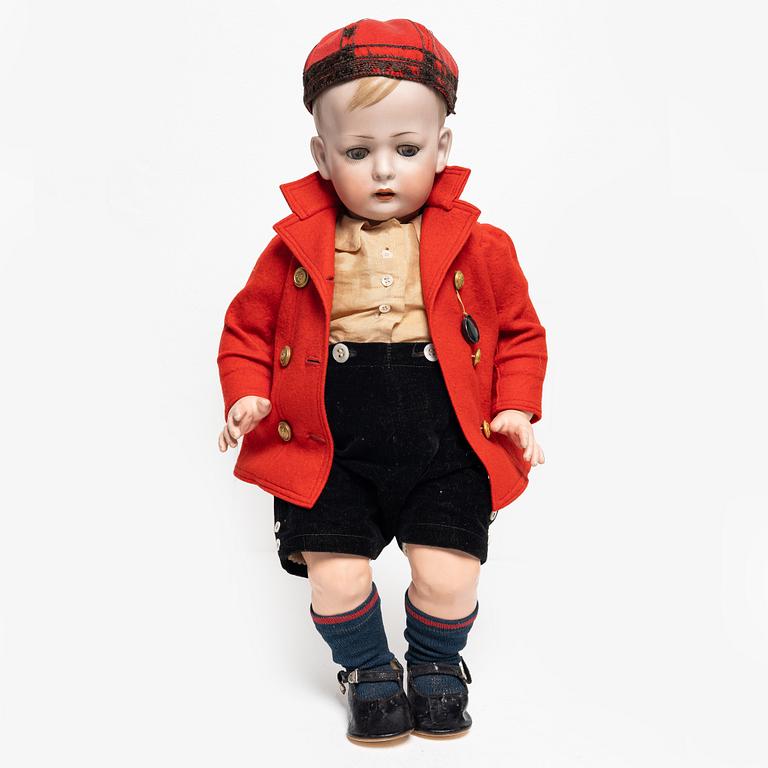 Boy doll, likely Germany, first half of the 20th century.