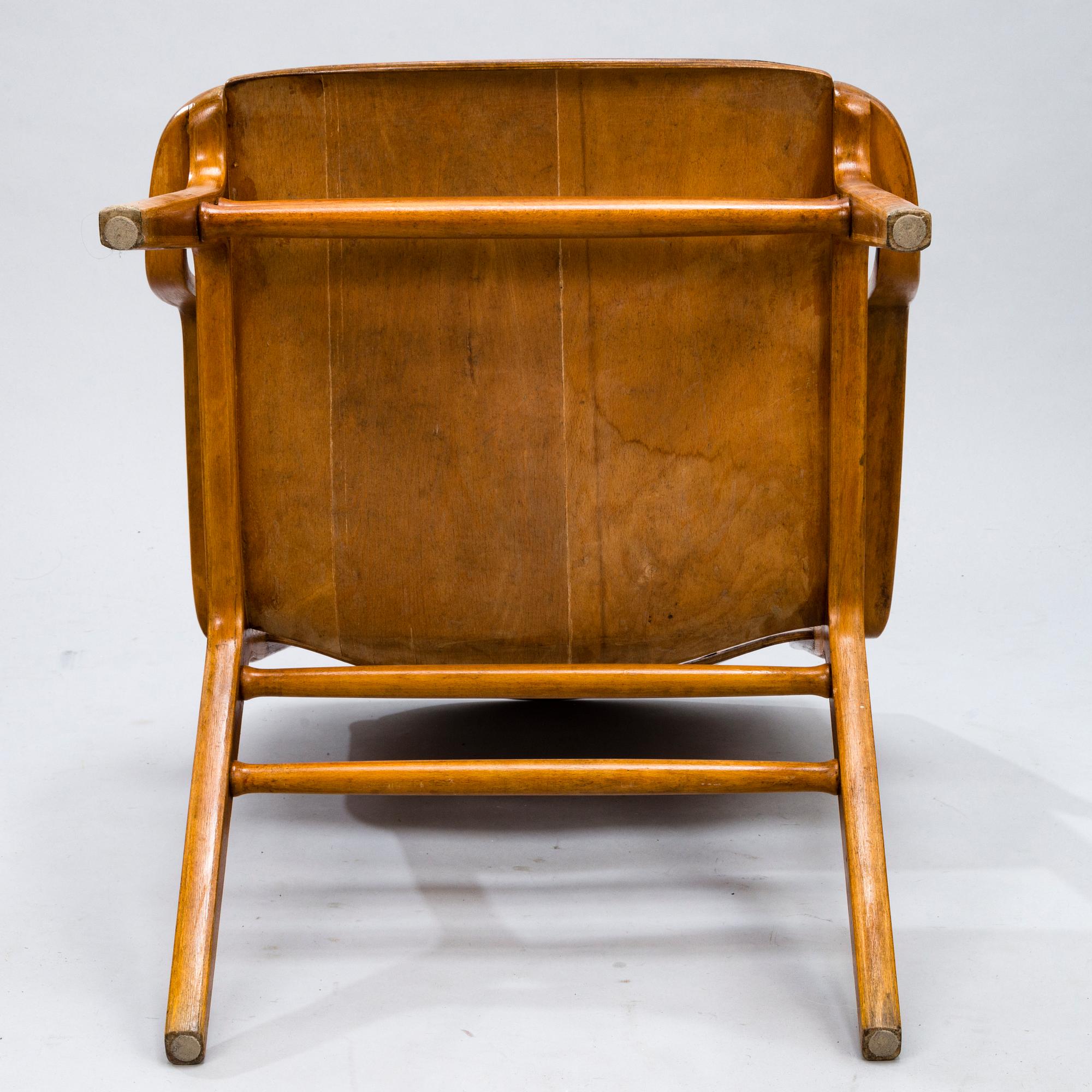 PETER HVIDT & ORLA MØLGAARD NIELSEN, KARMSTOL, "Ax- Chair", Fritz Hansen, Danmark, 1950-/60-tal.