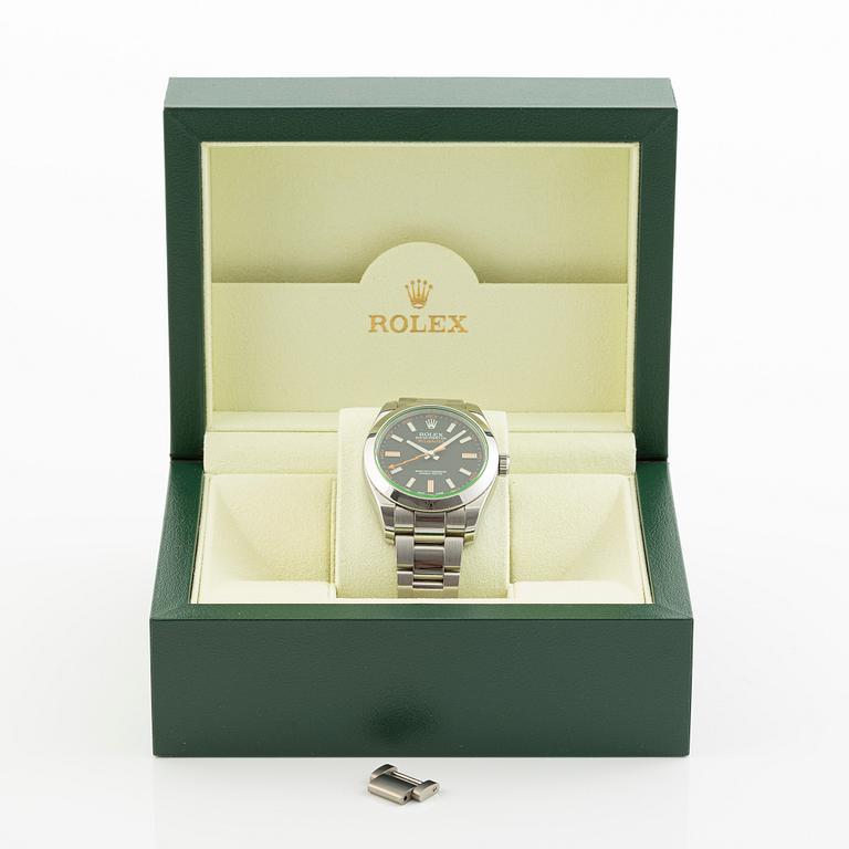 Rolex, Milgauss, armbandsur, 40 mm.