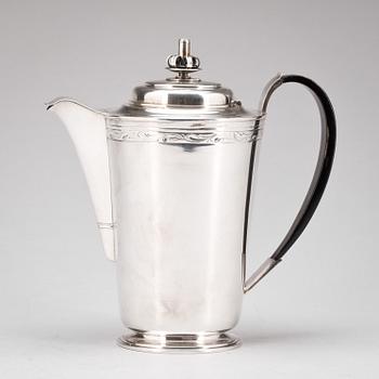 KAFFEKANNA, silver. T. Eldh, Göteborg. 1949. 440g.