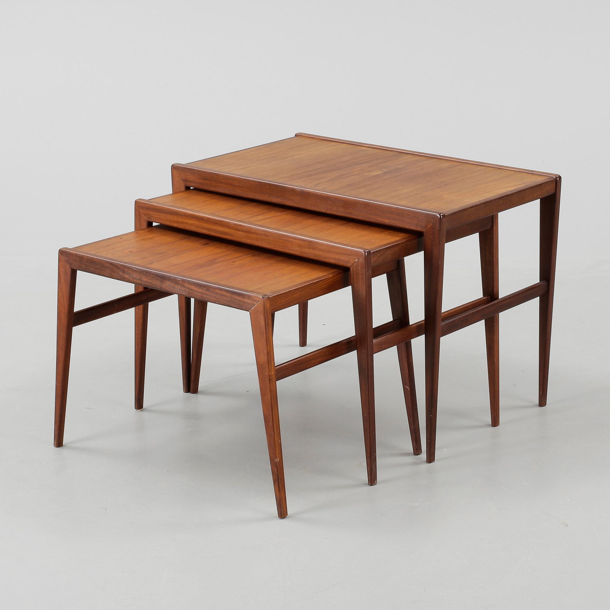 SATSBORD, 3 delar, Danmark, Ludvig Pontoppidan för Povl Dinesen Danmark.