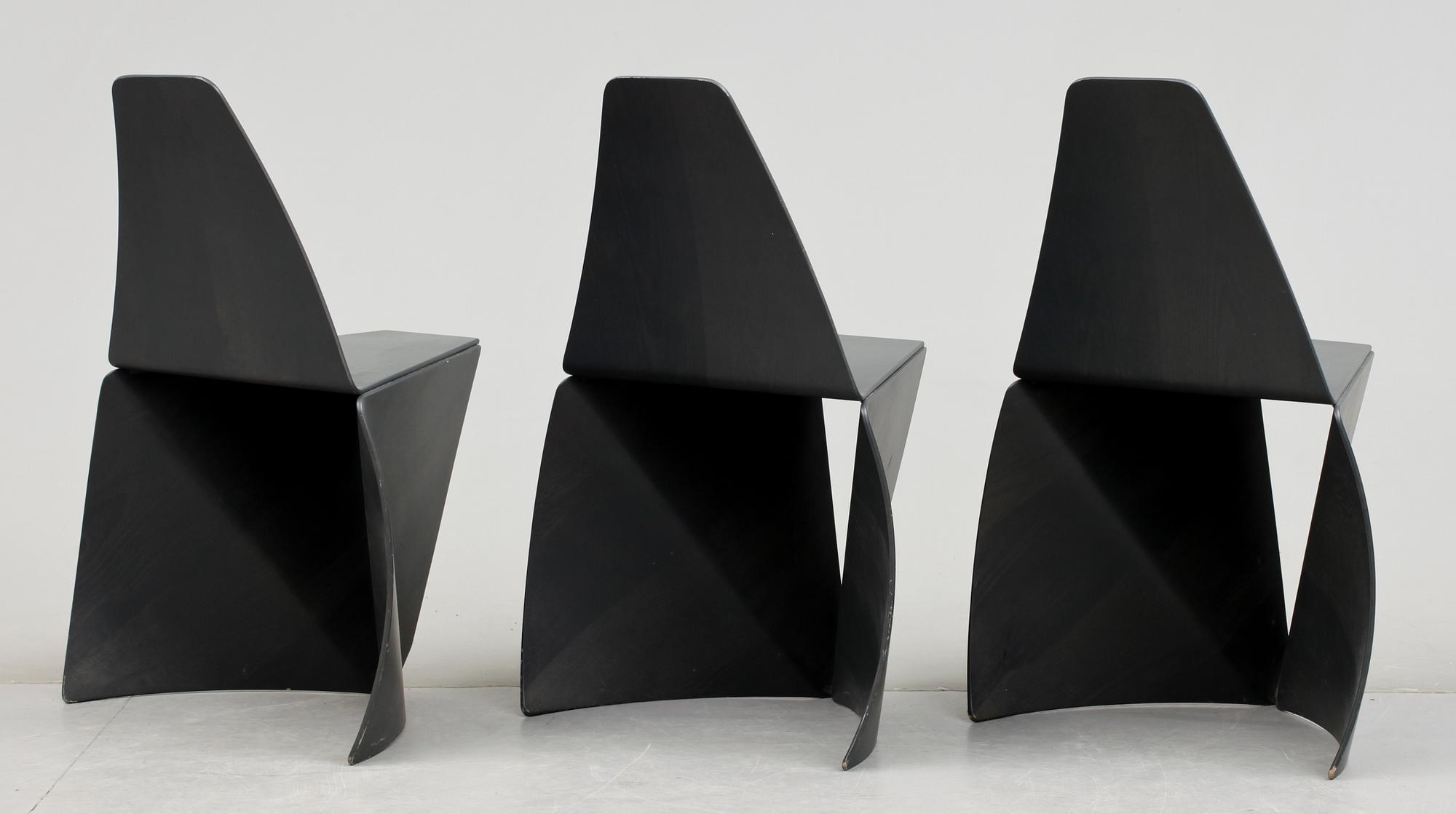 STOLAR, 3 st, Peter Karpf, 1900-talets andra hälft.