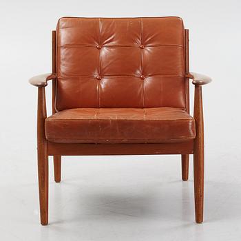 Grete Jalk, a model 118 easy chair from France & Son, Denmark, 1950's/60's.