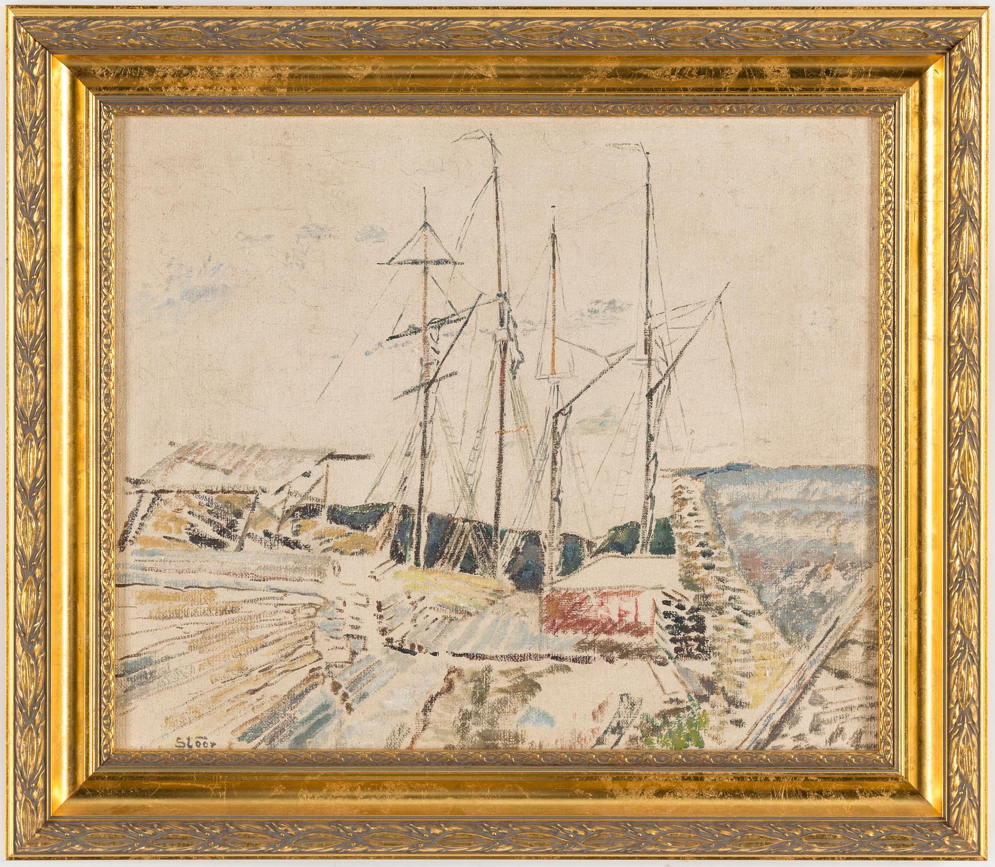 MILLY EBBA MARIA SLÖÖR, Oil on canvas, signed.