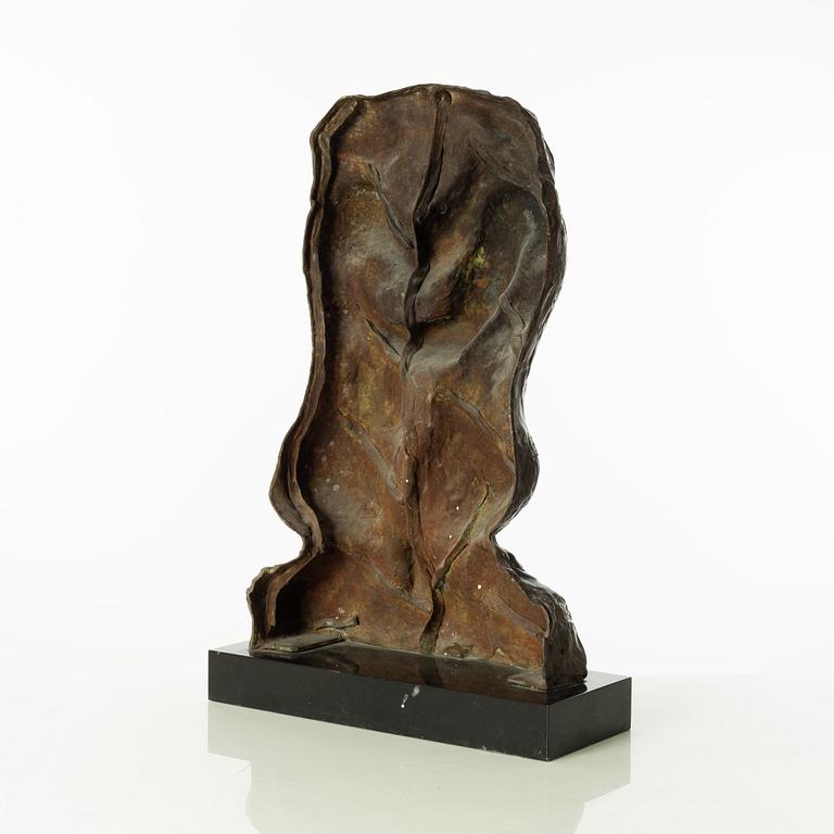 Gudmar Olovson, sculpture. Signed. Numbered. Foundry mark. Bronze, total height 61.5 cm, length 40 cm.