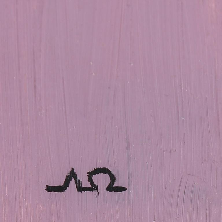 ARNE ÖDBERG, oil on panel, signed with monogram. Dated -54 verso.