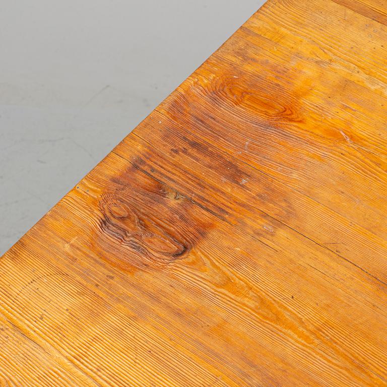 SPORTSTUGEMÖBEL, a pine table, Nordiska Kompaniet, attributed to Axel Einar Hjorth, Sweden 1930's.