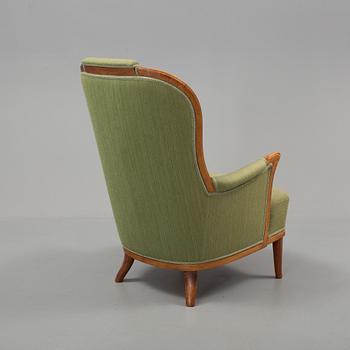 CARL MALMSTEN, fåtölj, "Vår fru", för AB OH Sjögren, Tranås, 1900-talets andra hälft.