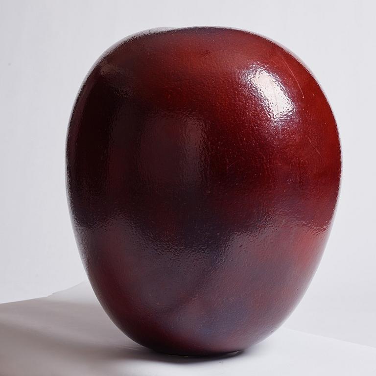 Hans Hedberg, skulptur, plommon, Biot, Frankrike tidigt 1990-tal.