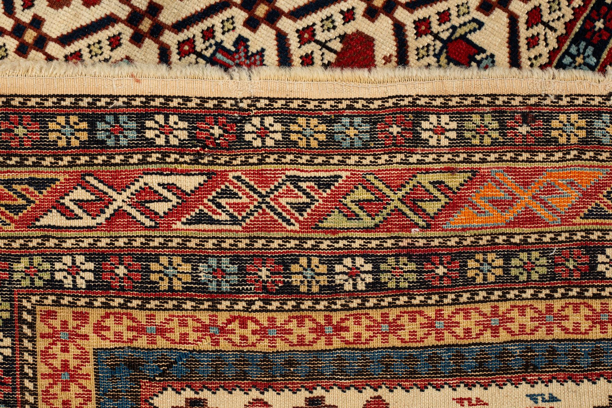 A rug, antique, Shirvan/Dagestan, Namazlyk, ca 138 x 114 cm.