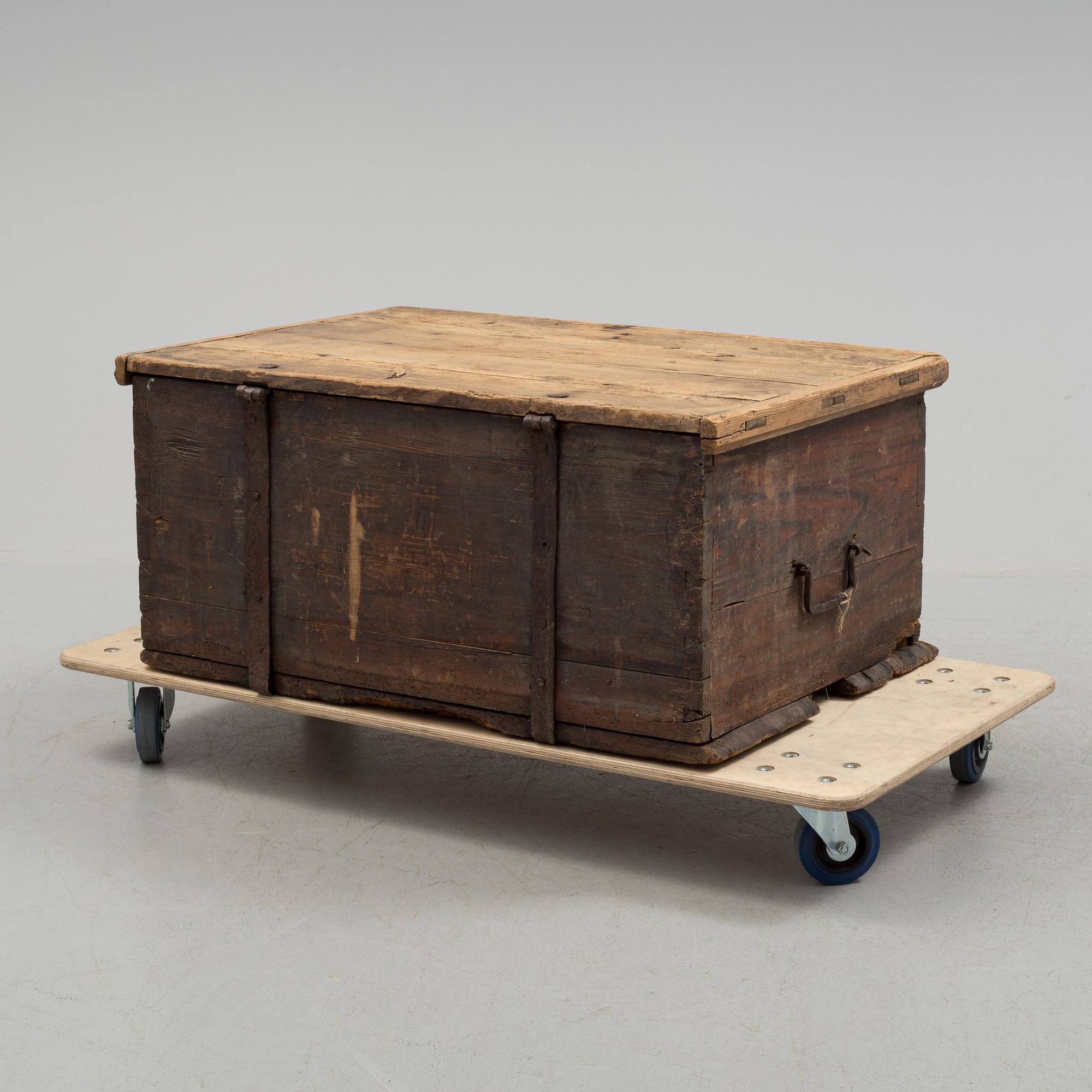 An 18th century chest.