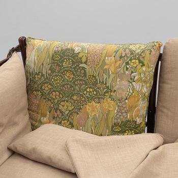 ARNE NORELL, an 'Ilona' stained wood and leather sofa fron Norell Möbel, Aneby, 1960's/70's.