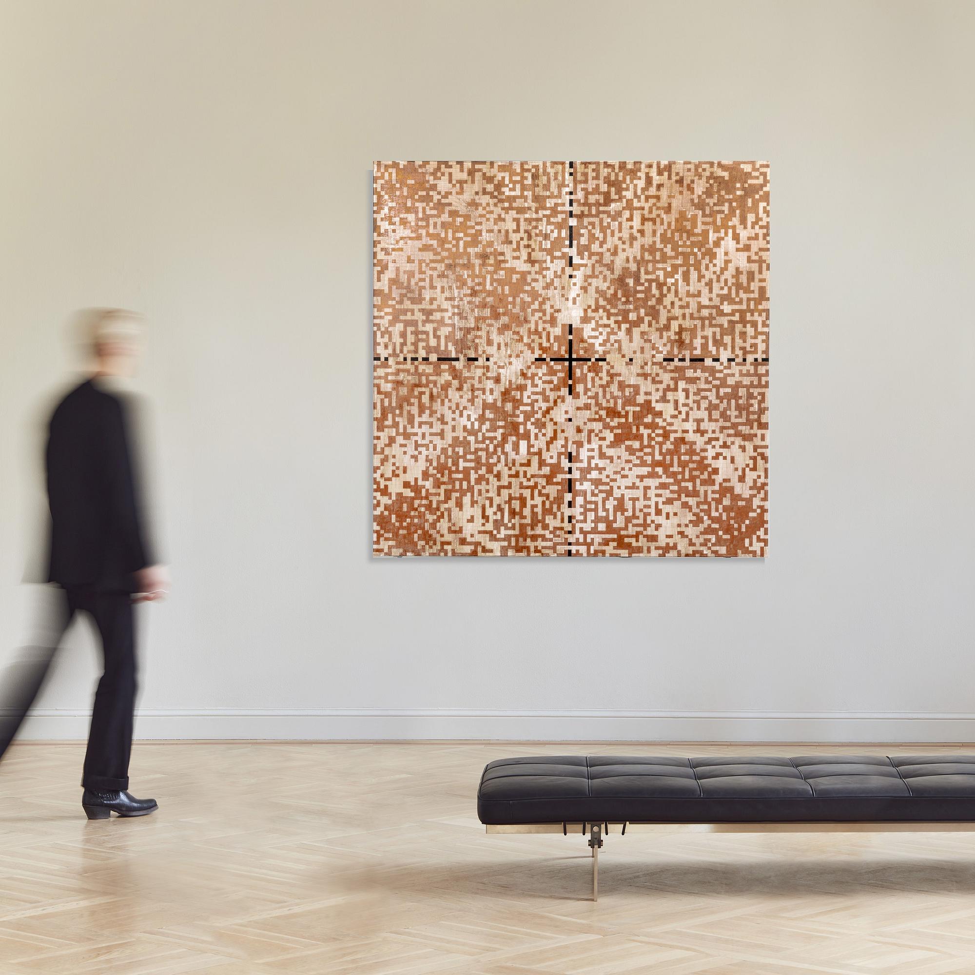 Olle Borg, oil and laquer on canvas signed and dated 1996.