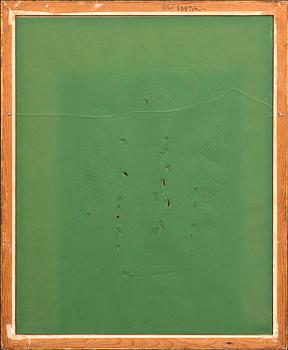 Lucio Fontana, a signed and numbered etching with relievo and perforation.