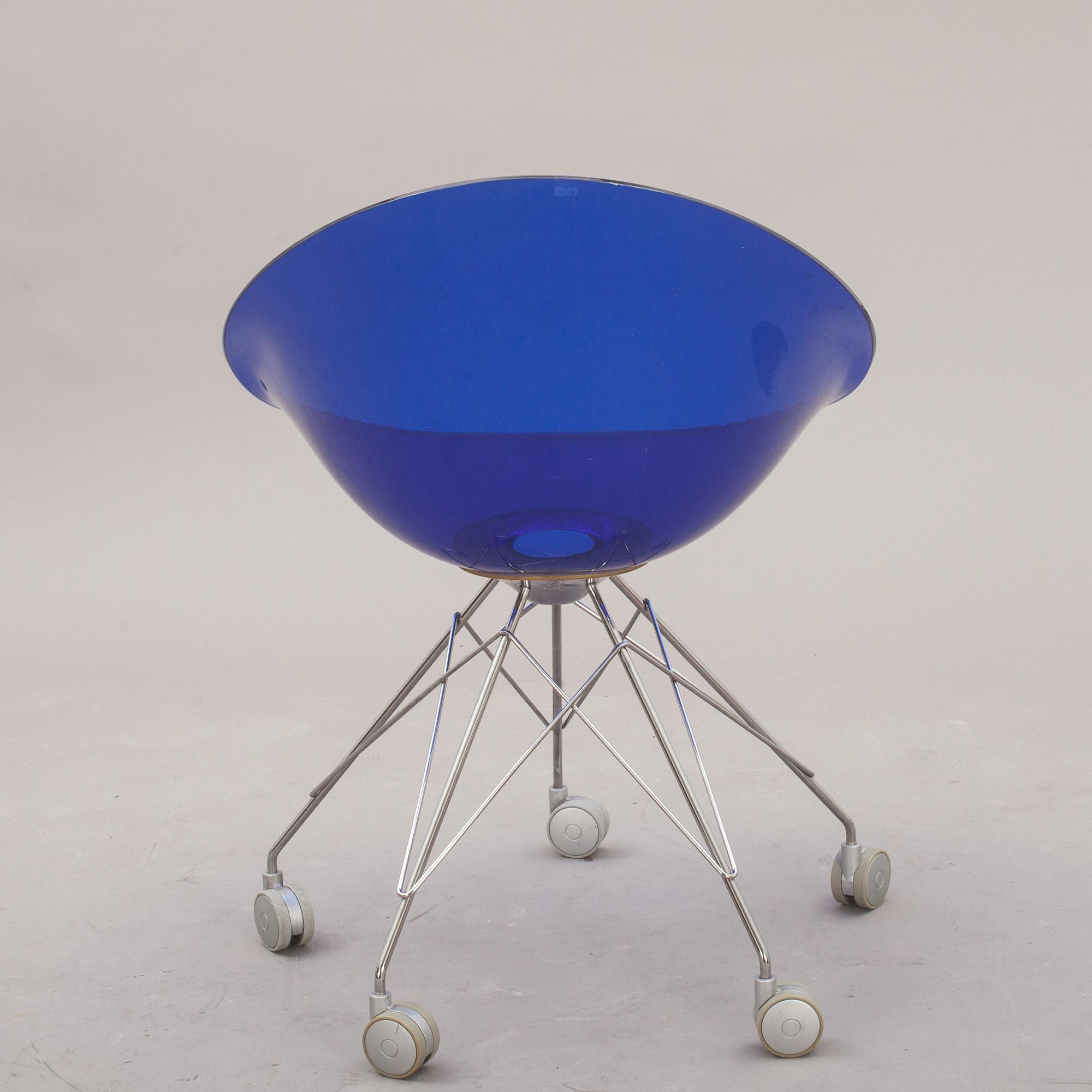 SKRIVBORDSSTOL, "Eros", Philippe Starck för Kartell, märkt.