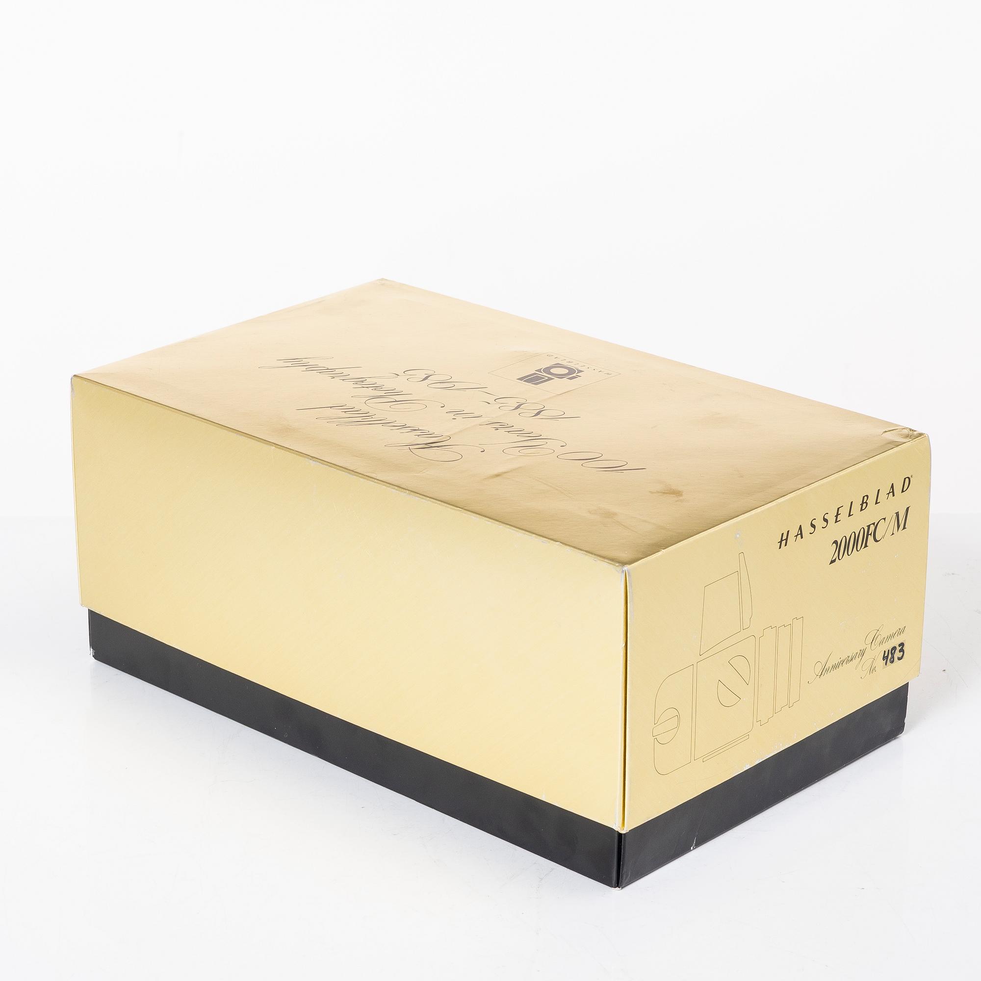 A Hasselblad camera, 2000FC/M, anniversary edition, 1985.