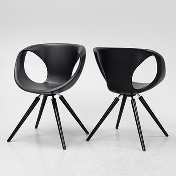 Martin Ballendat, fåtöljer, 4 st, "Flat Armchair 923", Tonon, Italien.