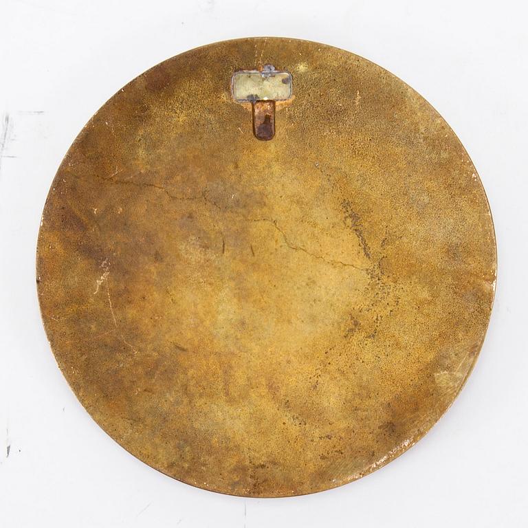 KIMMO PYYKKÖ, relief, brons, i godset signerad och daterad -68.