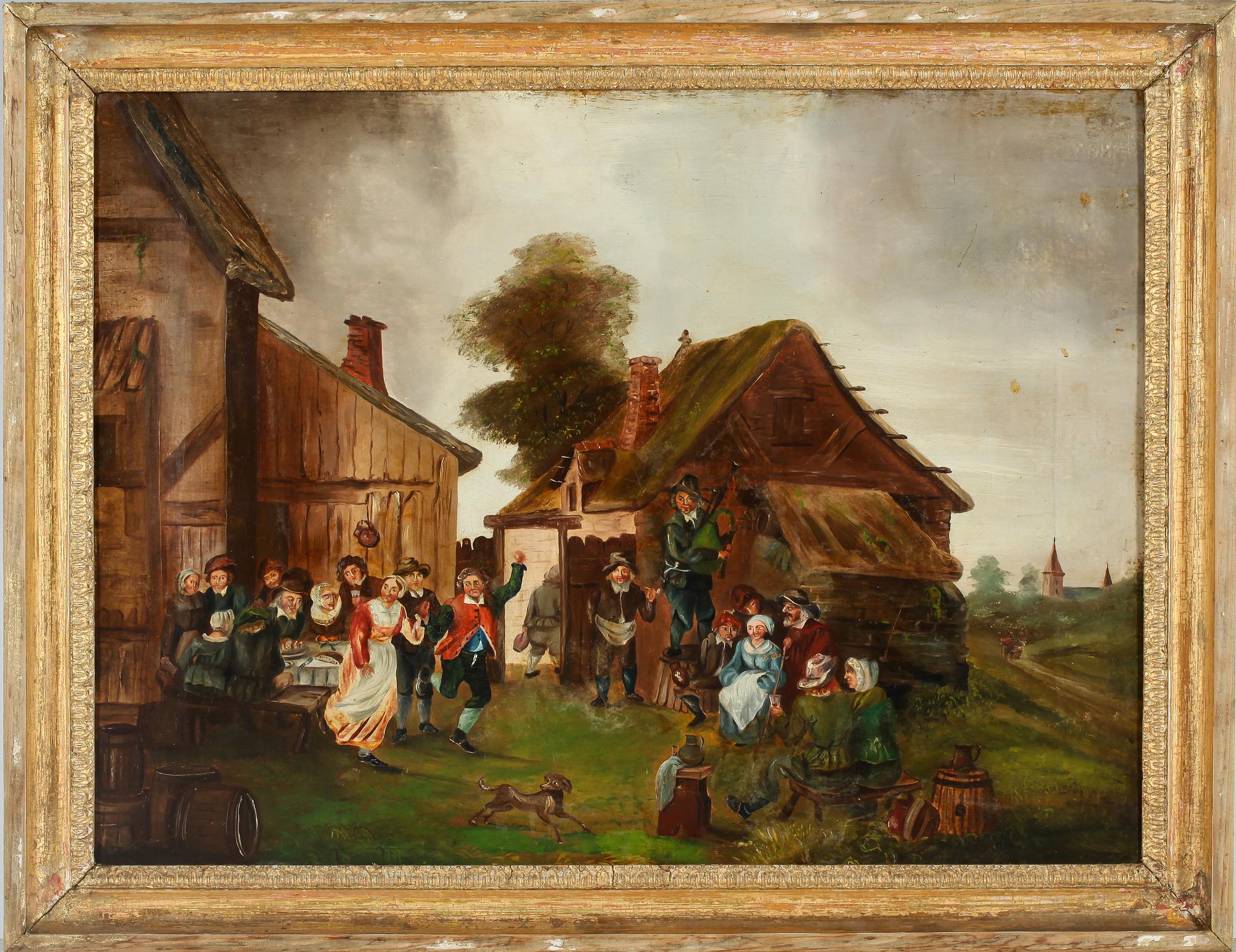 OKÄND KONSTNÄR, olja på duk, 1700-tal.
