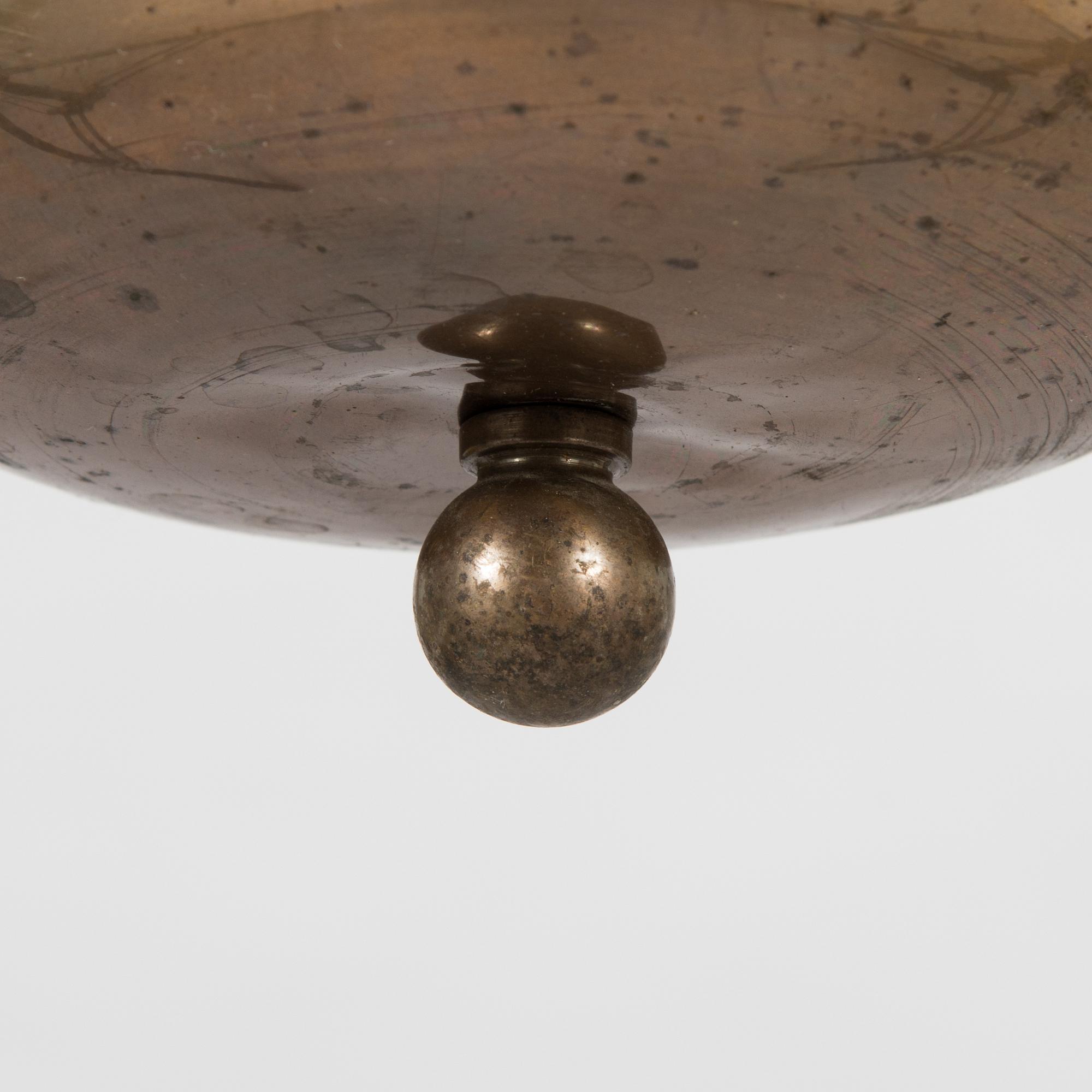Paavo Tynell, taklampa, modell  1409/3 Taito 1930-tal.