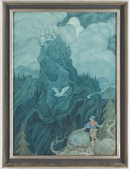 Ernst Österberg · ERNST ÖSTERBERG, tillskriven, akvarell på papper, ej signerad