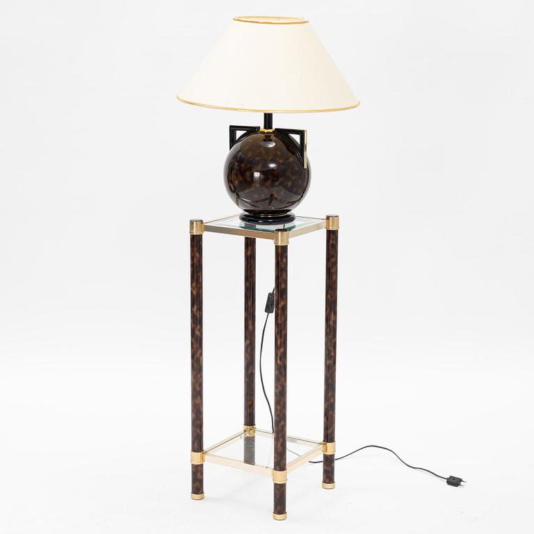 Bordslampa med piedestal, Norco, sent 1900-tal.