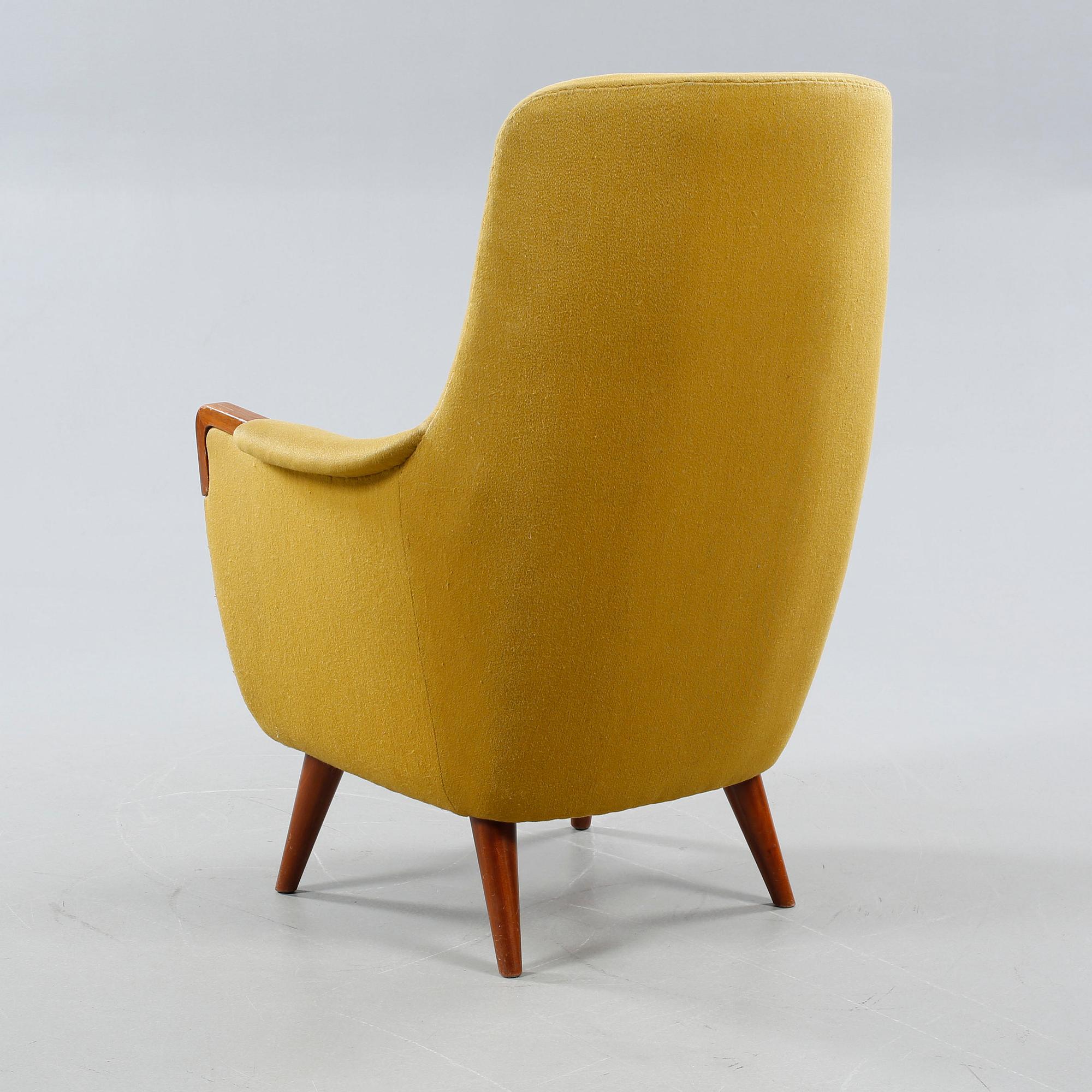 A Savoy armchair, designed by Torbjørn Afdal & Rolf Hesland for Bruksbo, early 1950s.