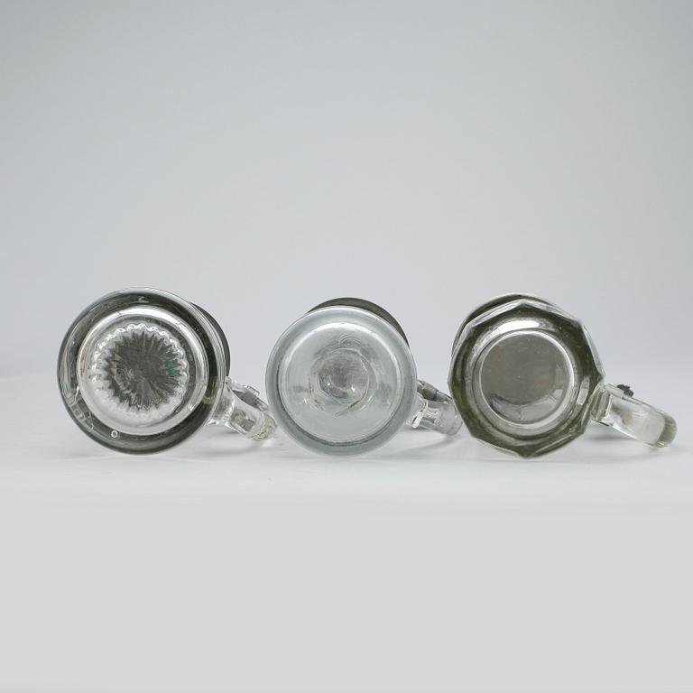 STOP, 6 st, keramik och glas, 1800/1900-tal.