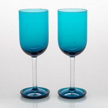 Nanny Still, lasiston osia, 12 kpl, "Harlekiini", Riihimäen Lasi Oy.