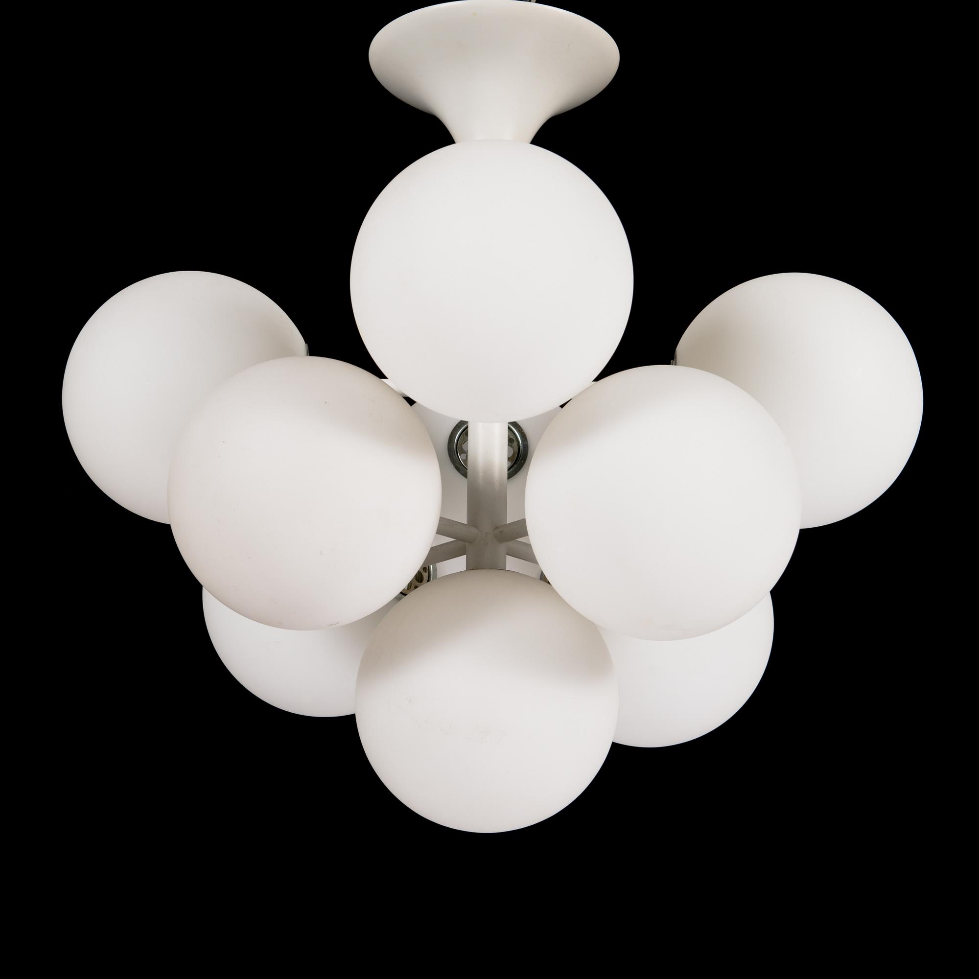 Max Bill, kattovalaisin, "Sputnik" mallia, Temde, Sveitsi 1960/1970-luku.