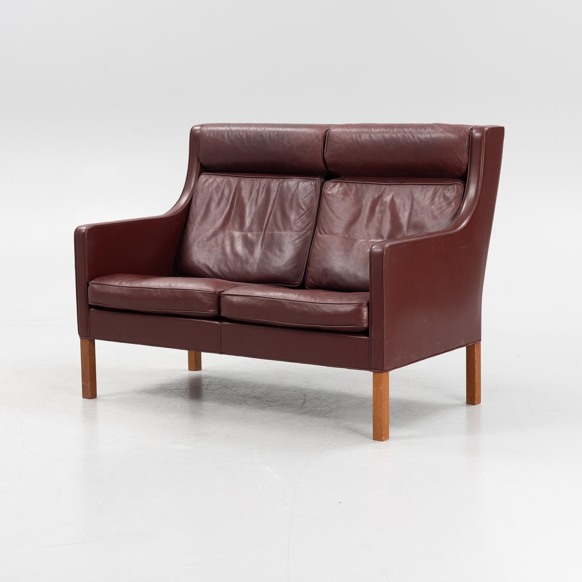 Børge Mogensen, a model 2432 sofa, Fredericia Stolefabrik, Denmark, second half of the 20th century.