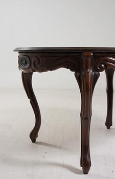 SALONGSMÖBEL, 4 delar, nyrokoko, 1800/1900-tal.