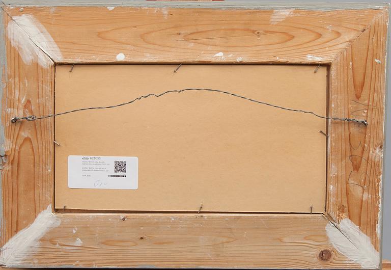 ADOLF BOCK, olja på skiva, signerad och daterad 1922.