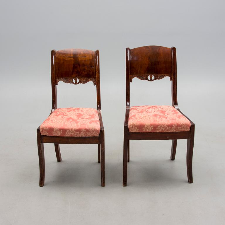 STOLAR, 2 st, biedermeierstil, Ryssland 1800-talets slut.